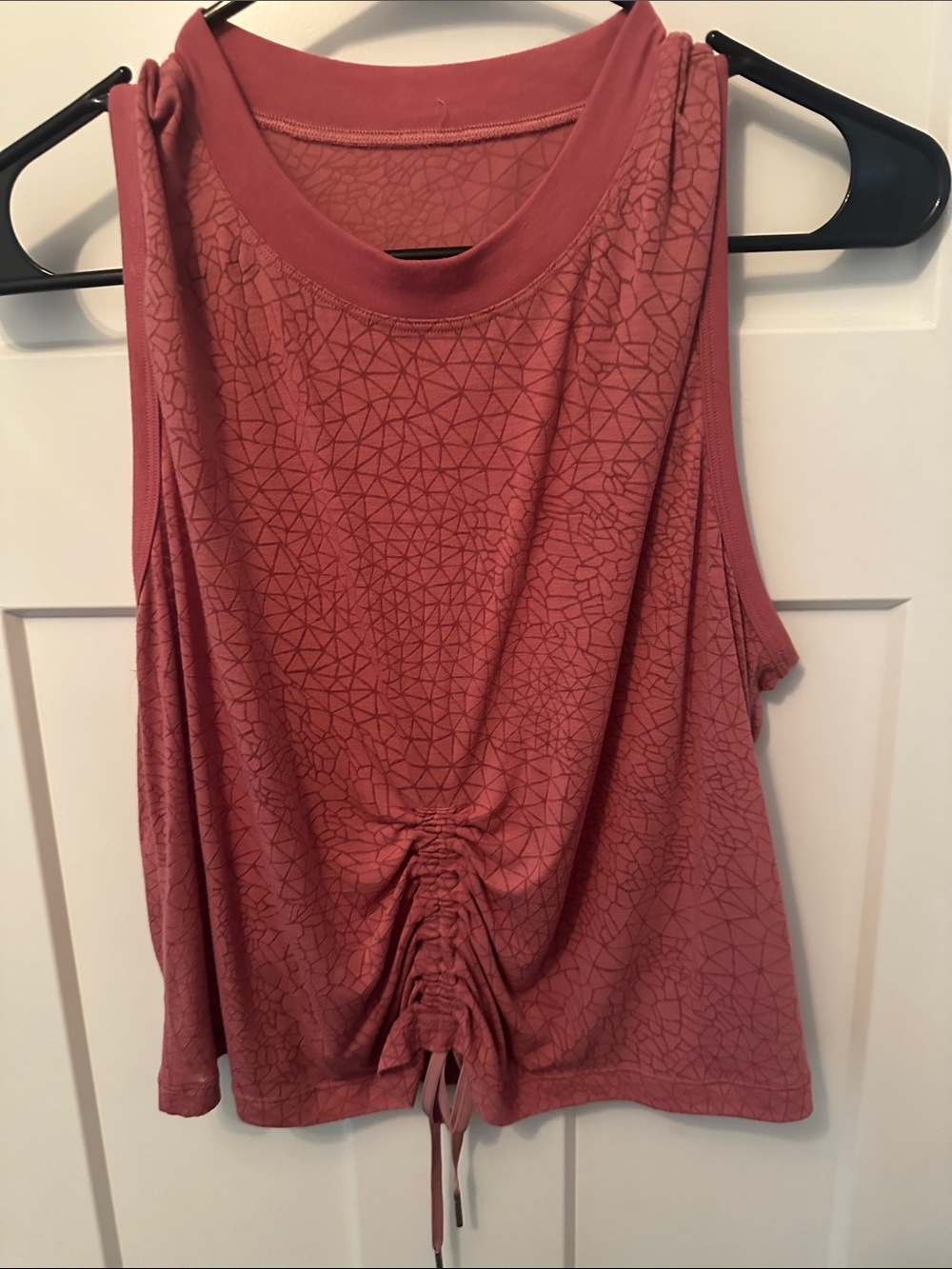 Lululemon Drawstring Sleeveless Top - Dusty Rose - Size 8